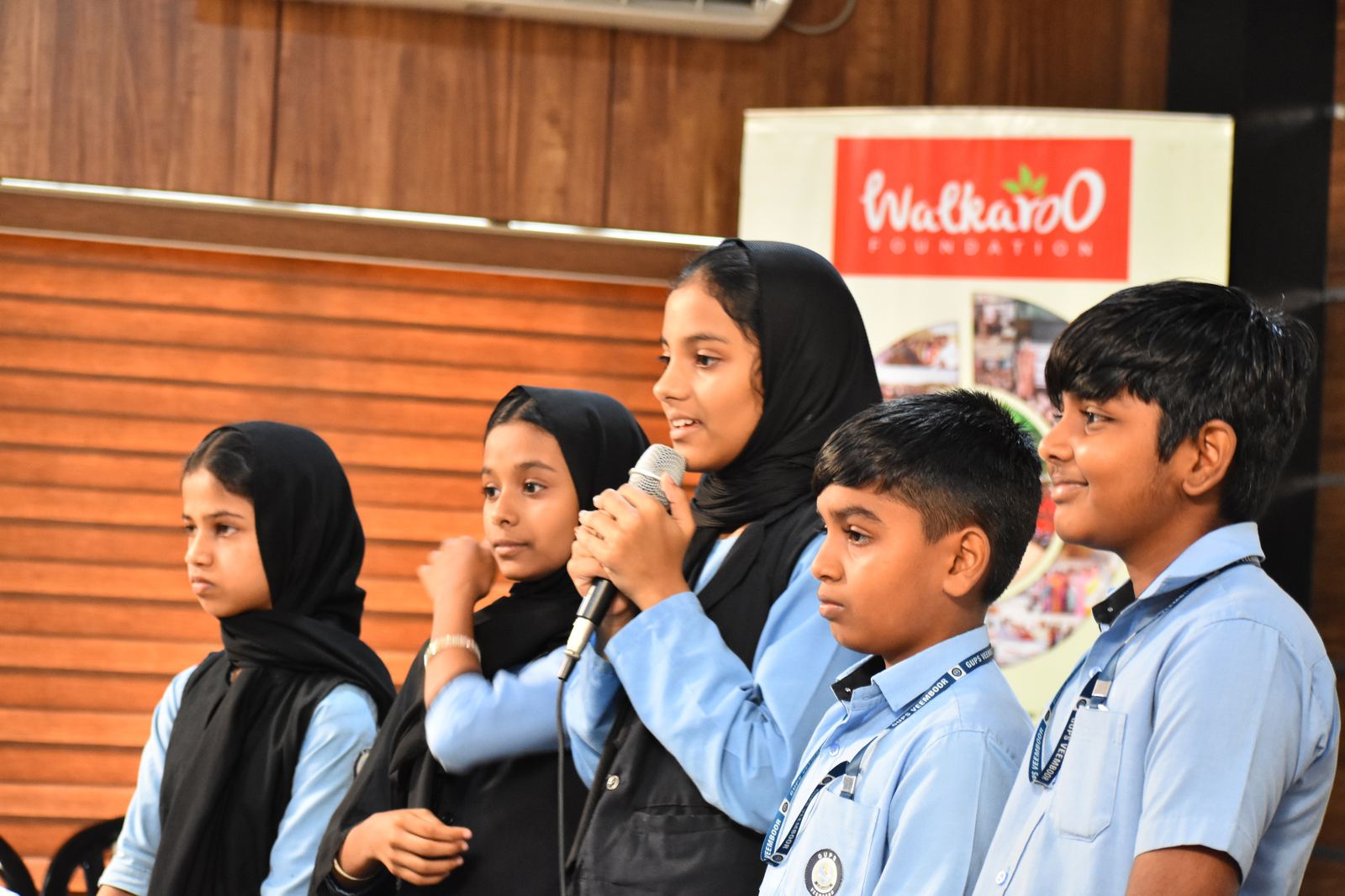 Student team presenting