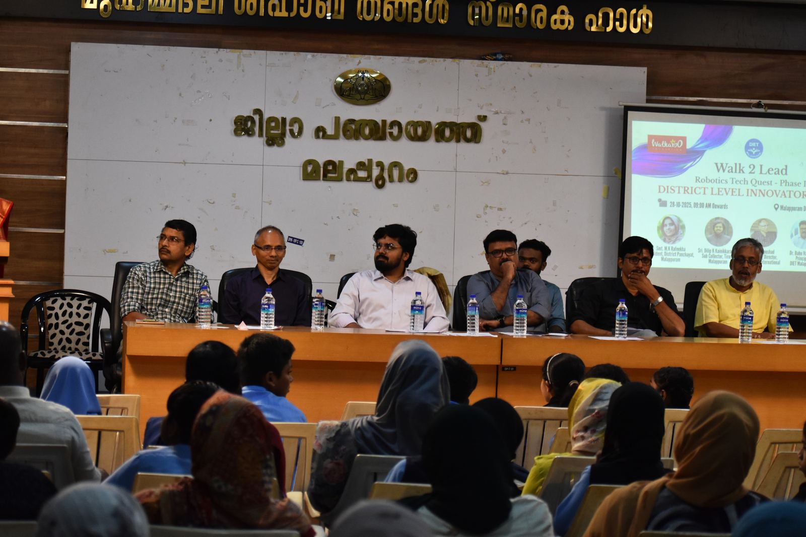 Stakeholder panel at district event