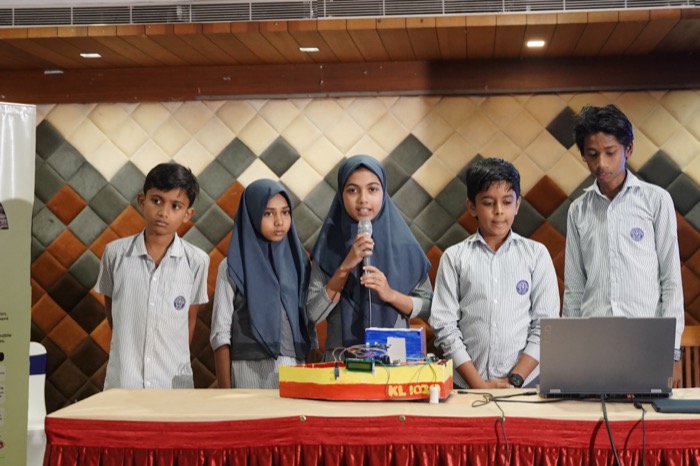 Students presenting Aqua Guard
